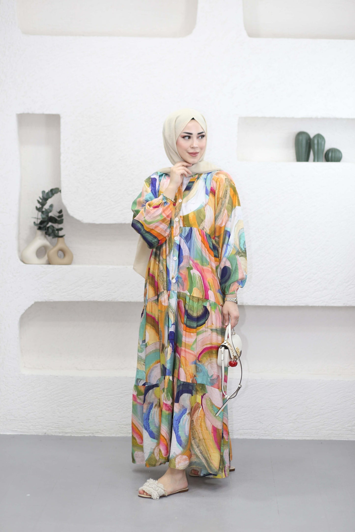 Lilium Dress - Abstract