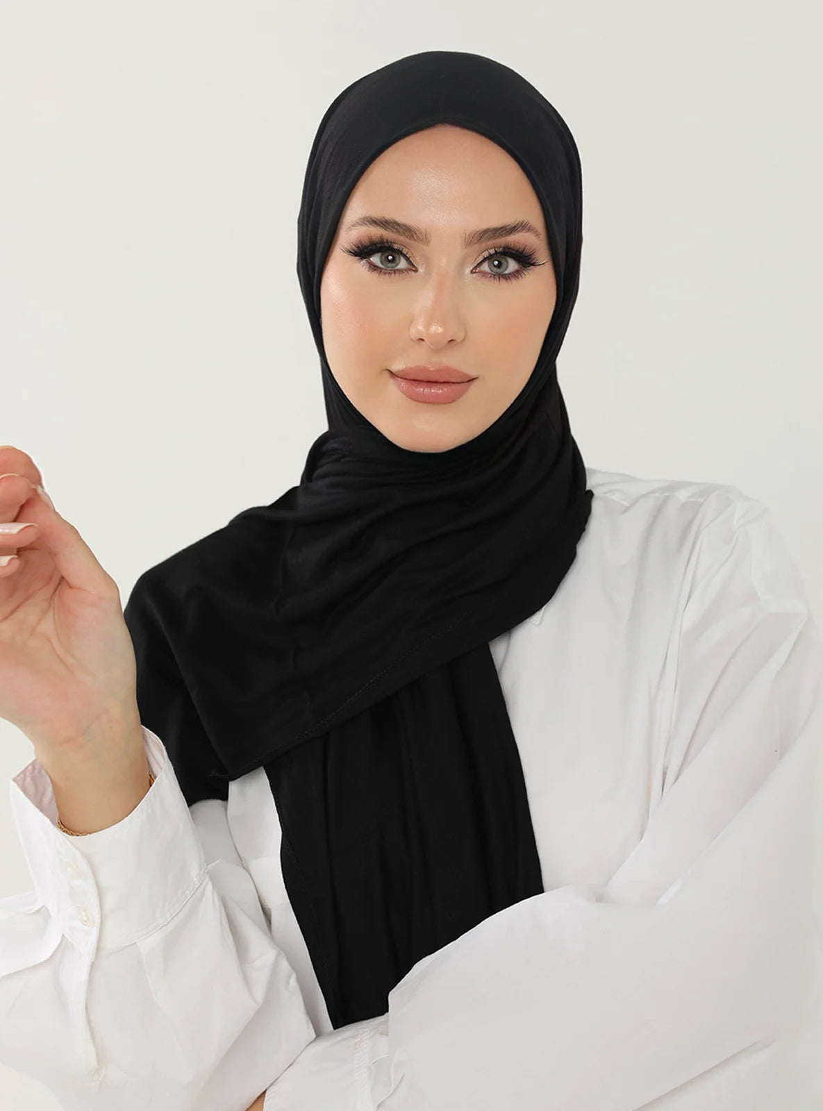 Jersey Hijab - Black