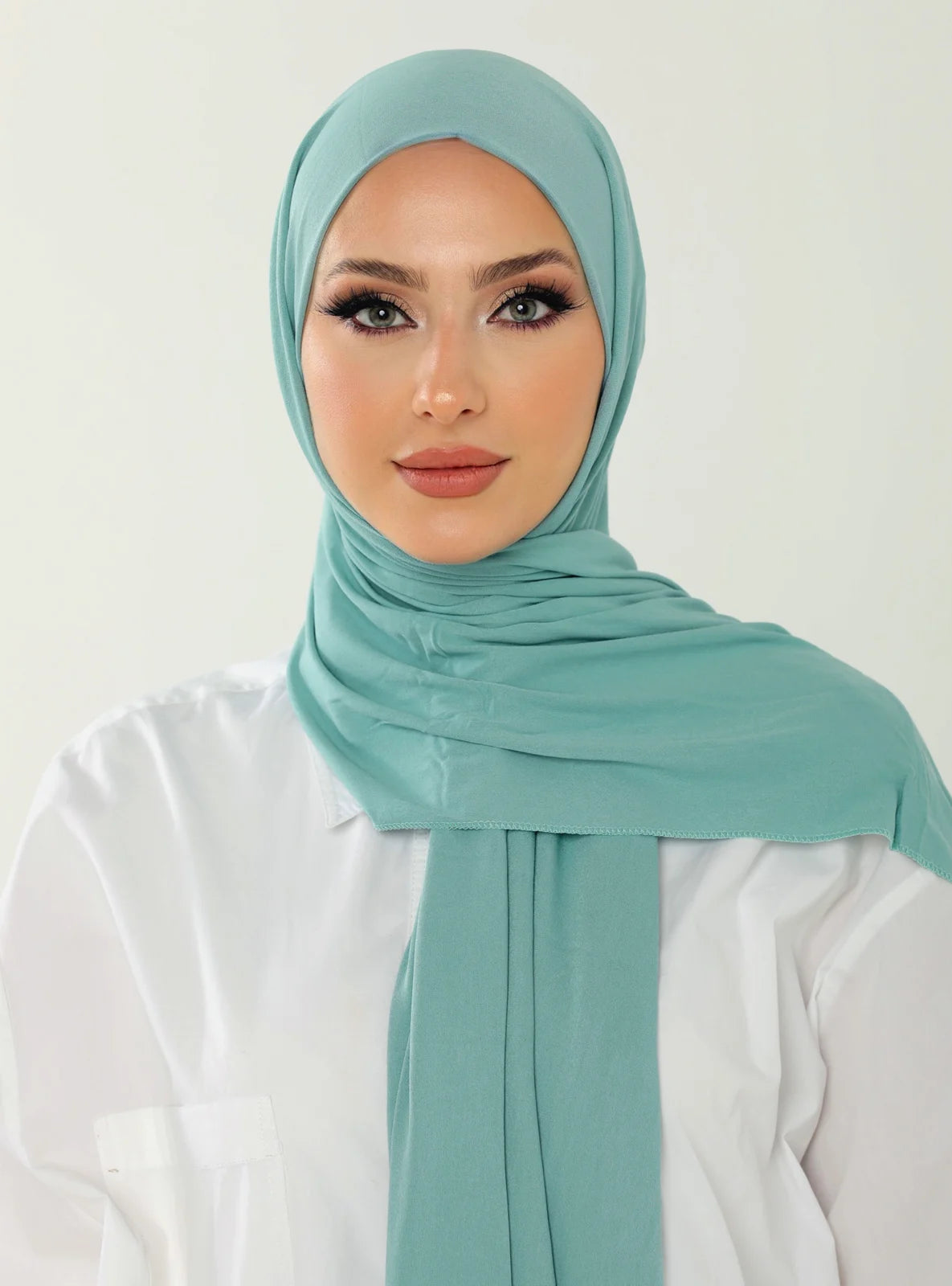 Jersey Hijab - Turquoise
