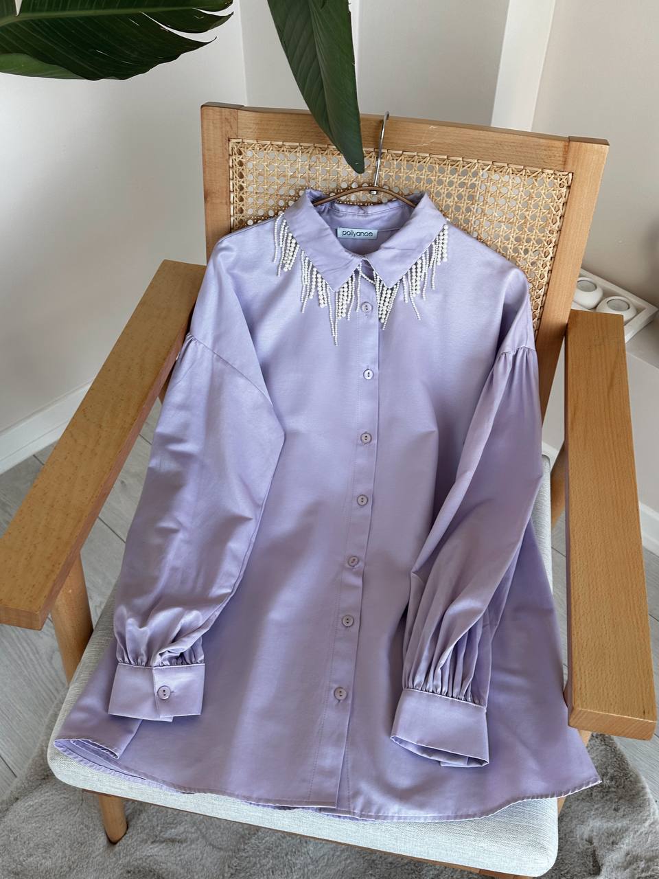 Pearl Collar Tunic