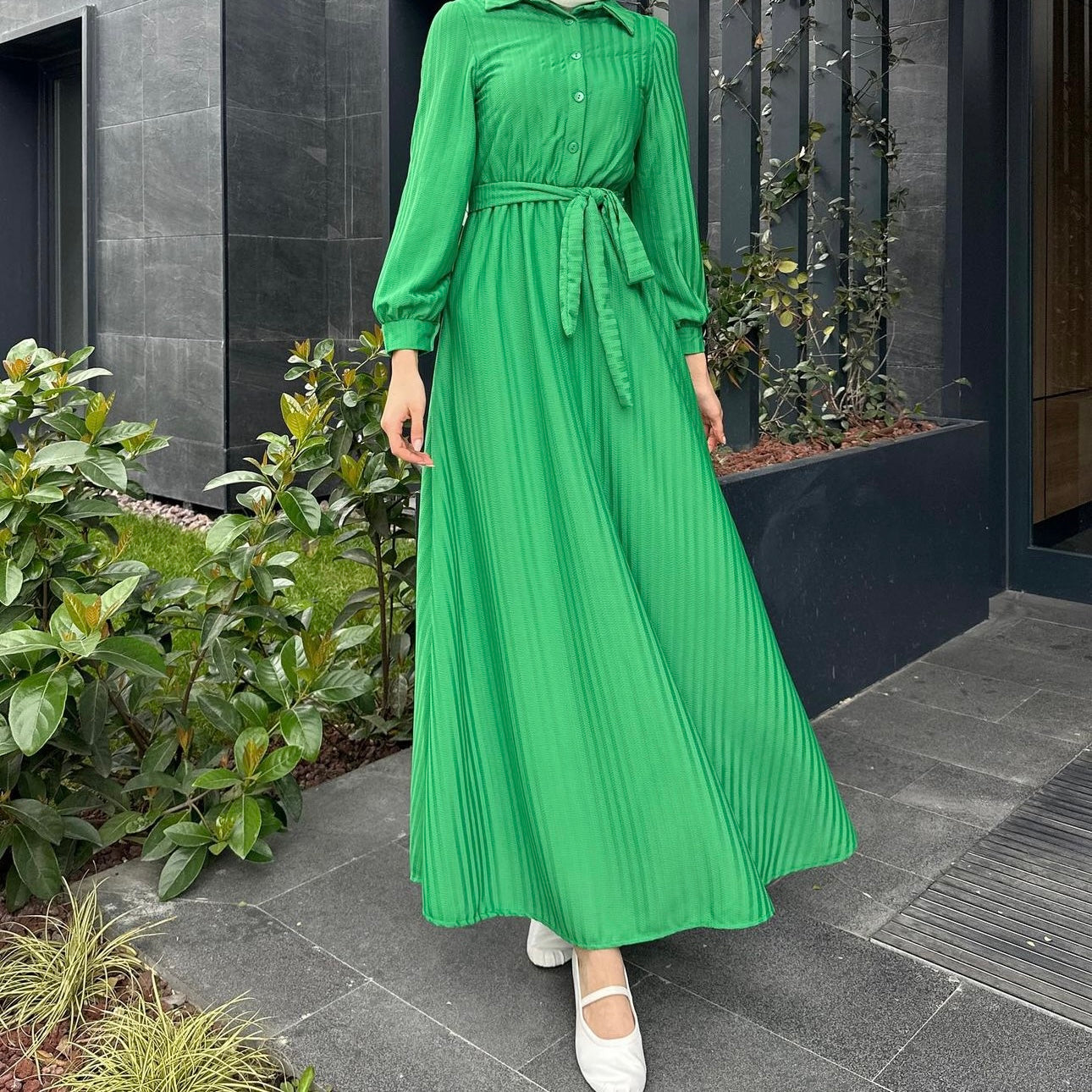 Lush Green Dress