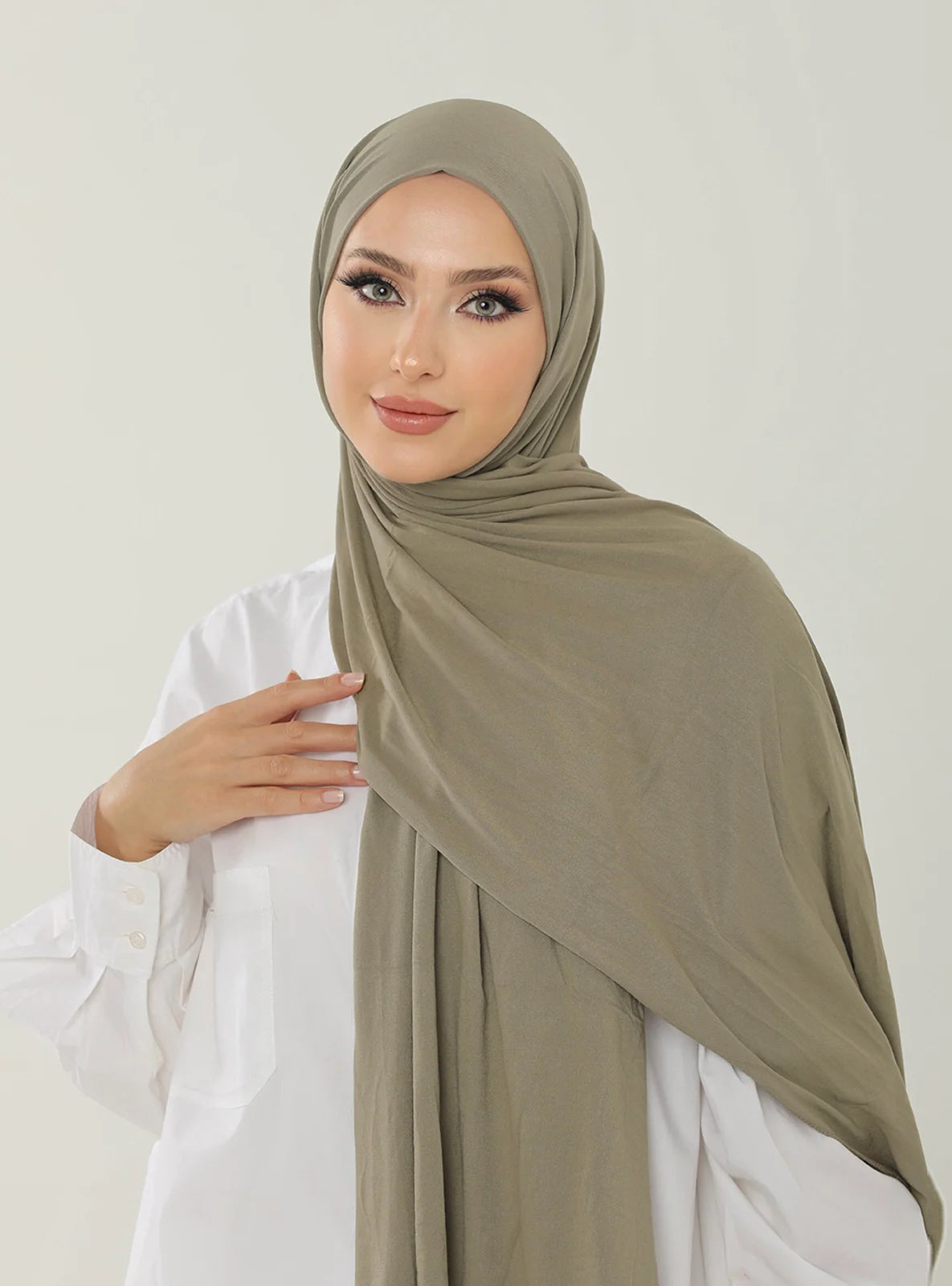 Jersey Hijab - Sage