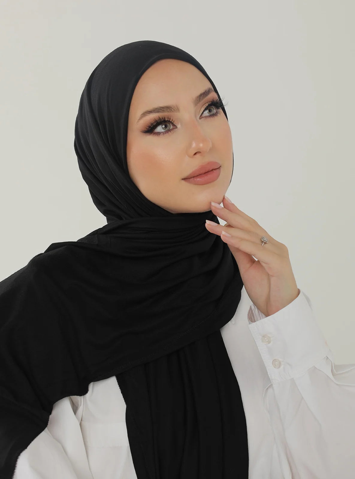 Jersey Hijab - Black