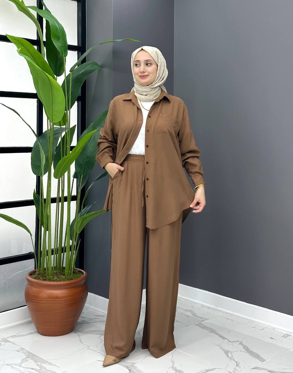 Wide Pants Summer Set