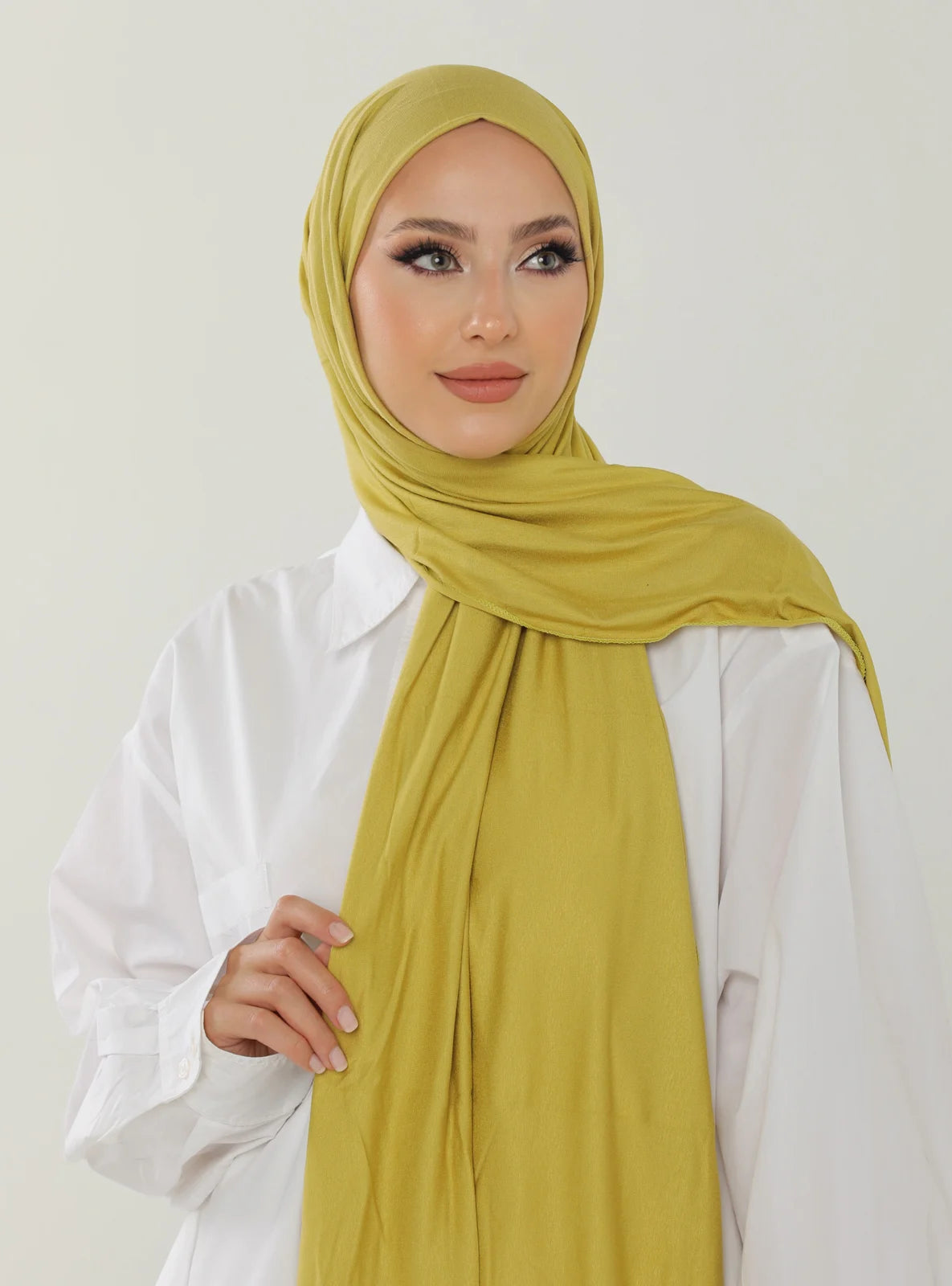 Jersey Hijab - Mustard
