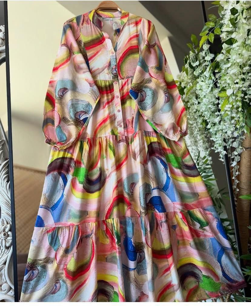 Lilium Dress - Abstract