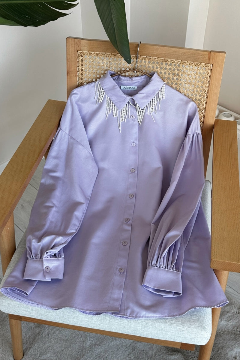 Pearl Collar Tunic