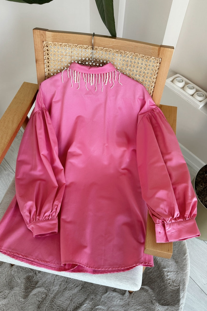Pearl Collar Tunic