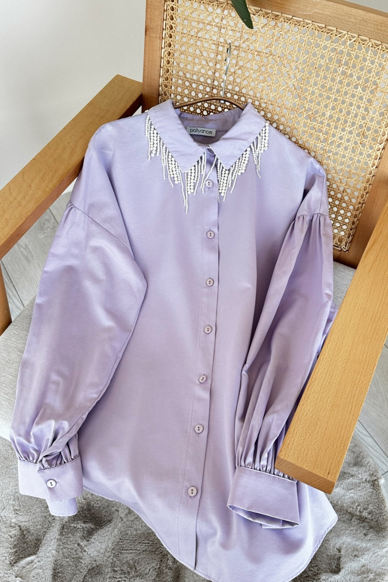 Pearl Collar Tunic
