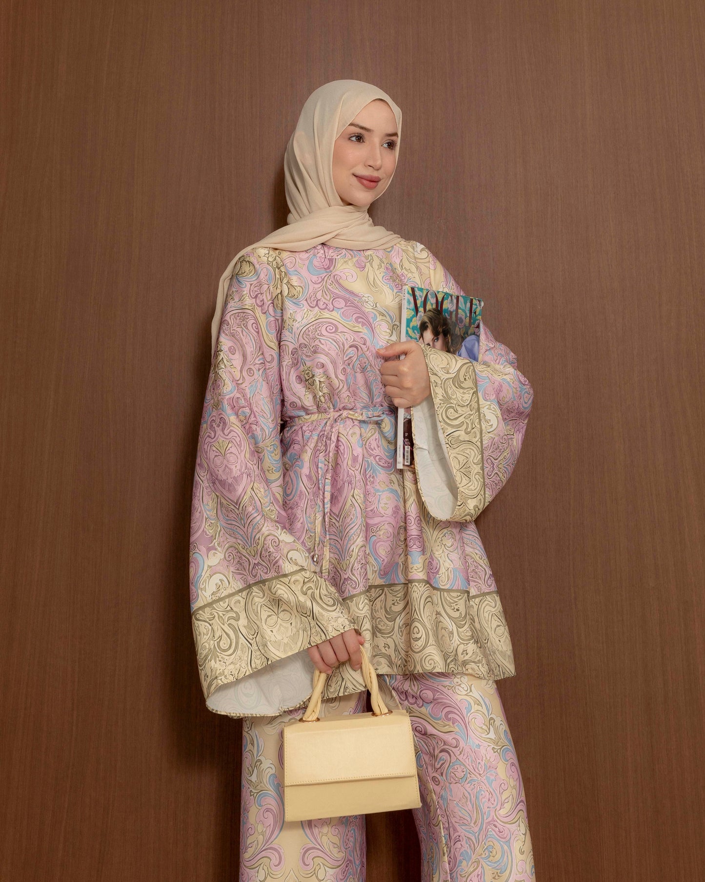 Harmony Satin Set - Butter
