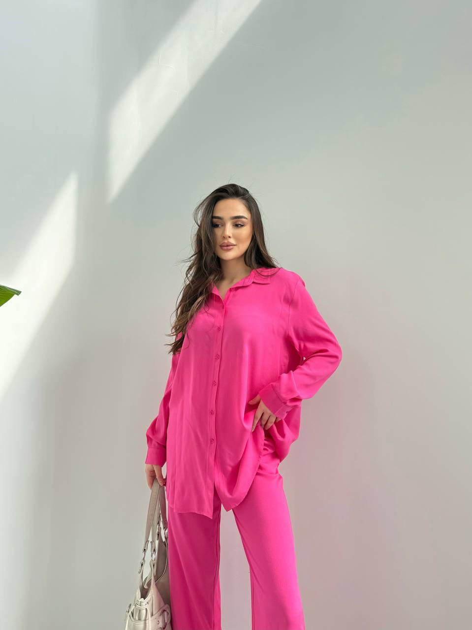 Summer Pant Set - Hot Pink
