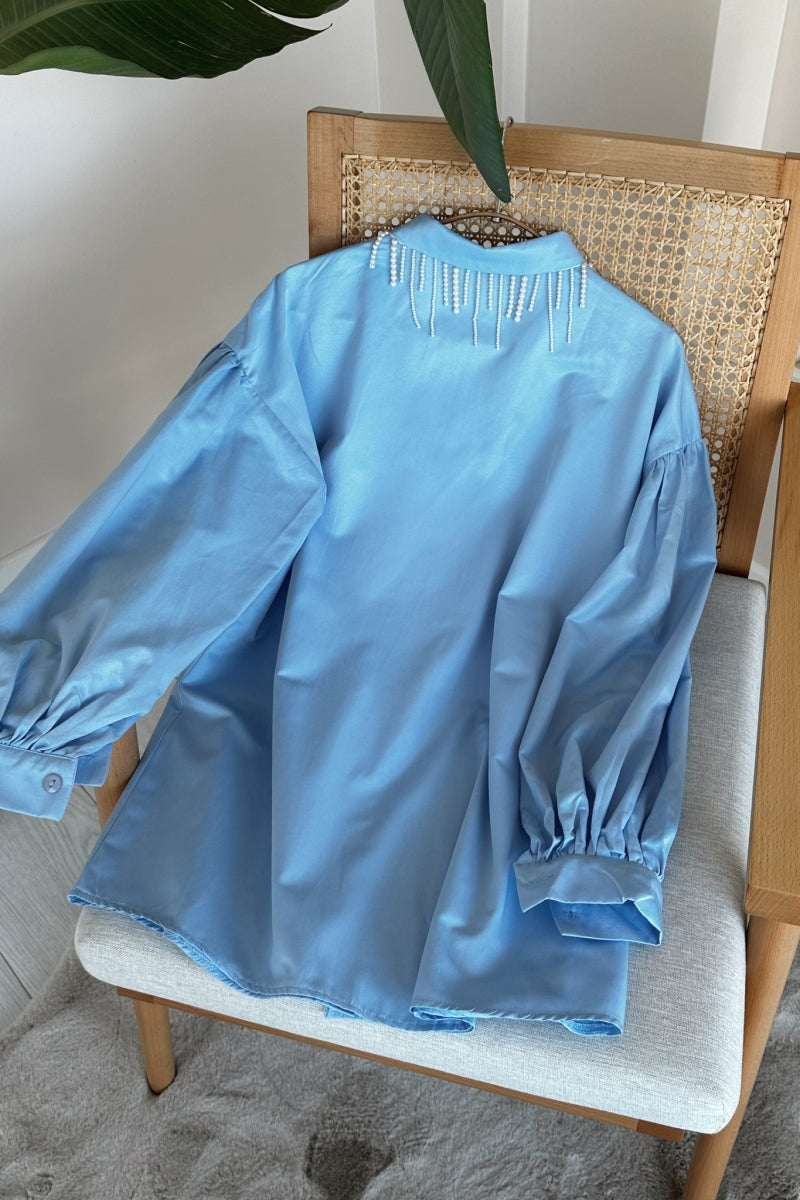 Pearl Collar Tunic