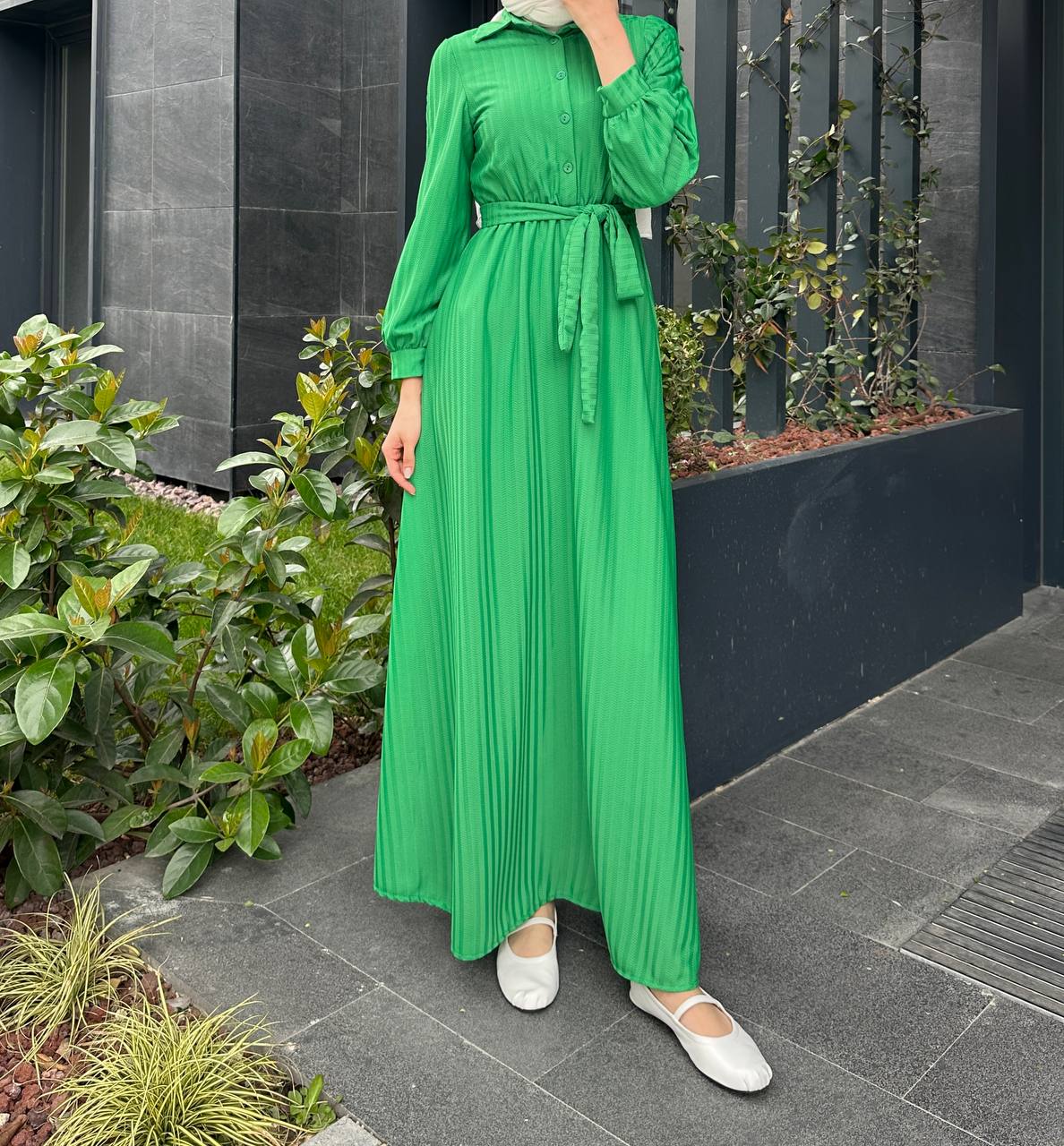 Lush Green Dress