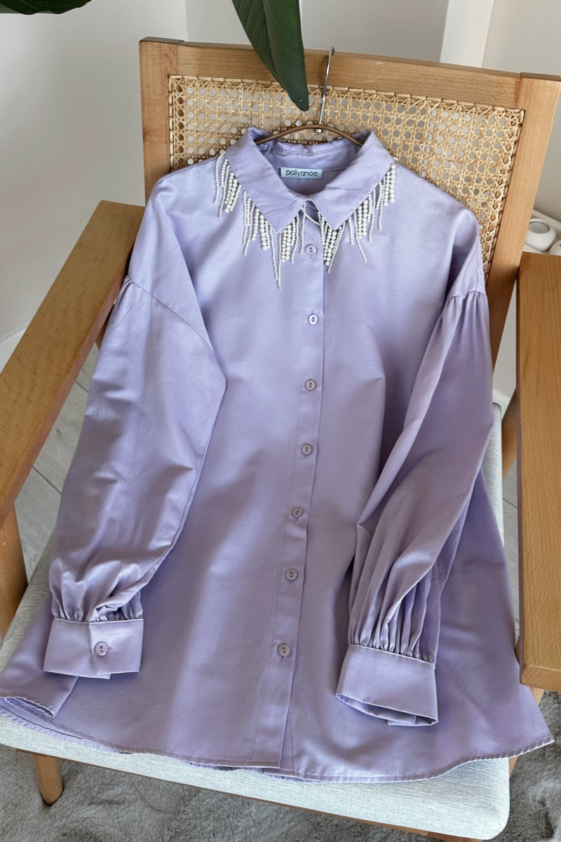 Pearl Collar Tunic