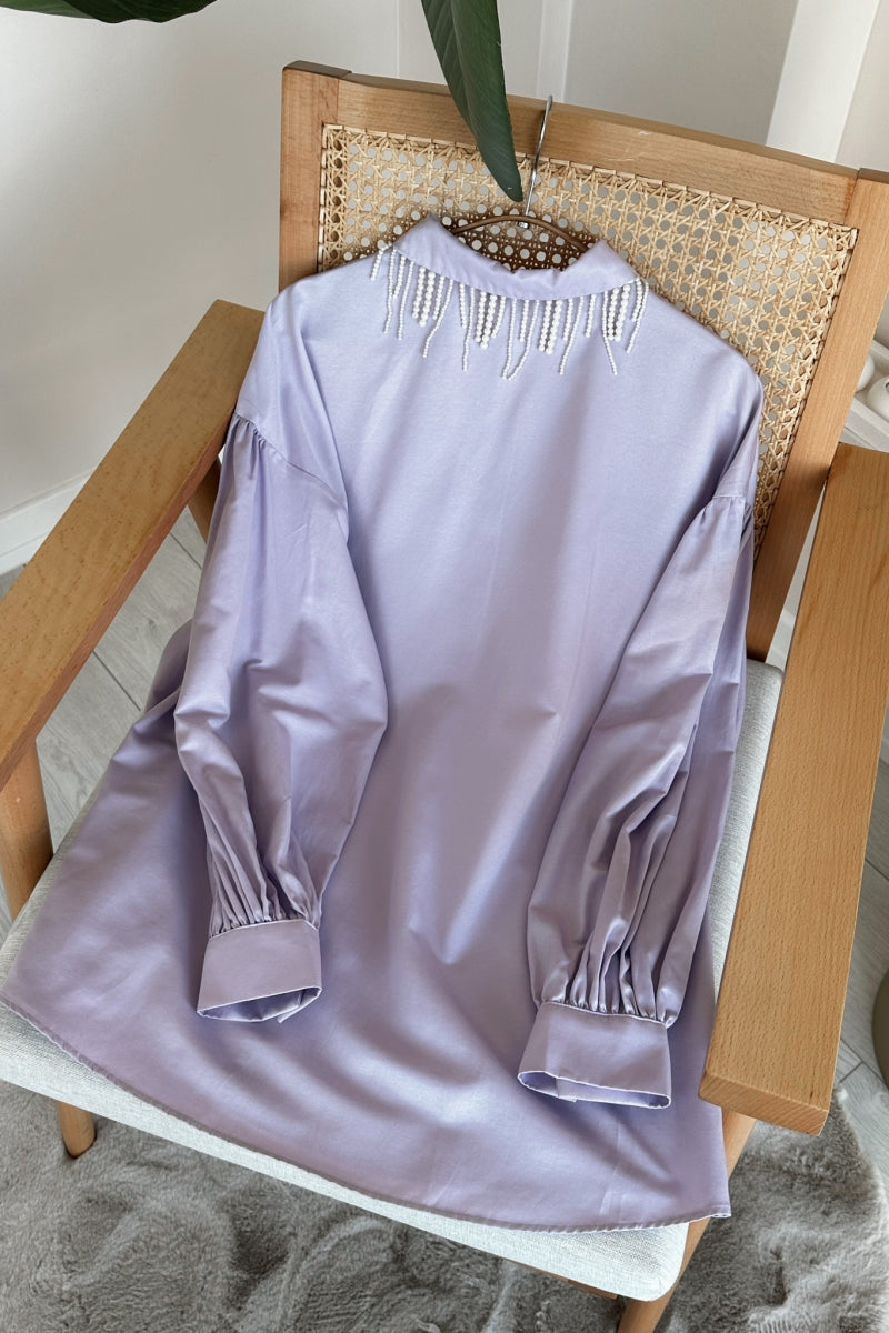 Pearl Collar Tunic
