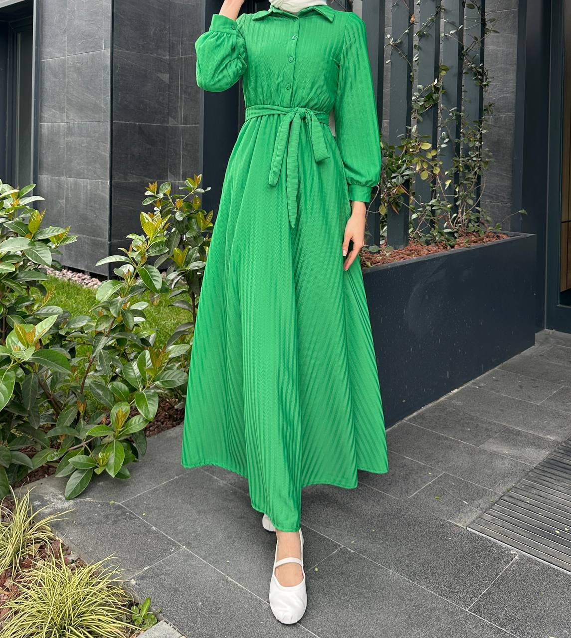 Lush Green Dress