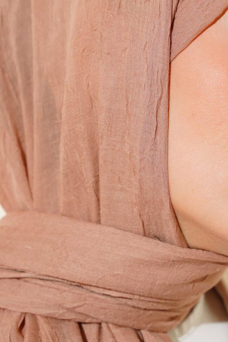 Bamboo Crush Hijab - Mink