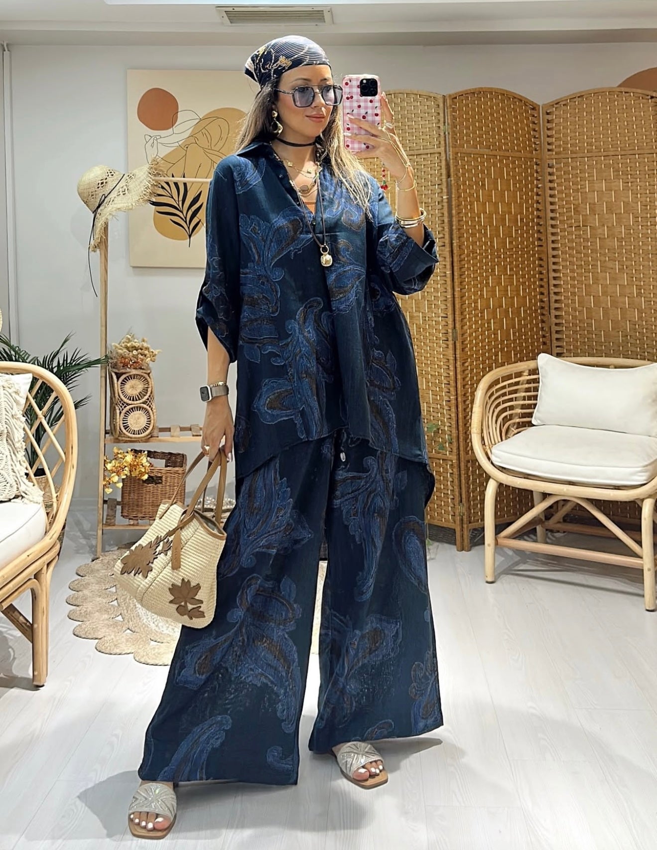 Bohemian Navy Set