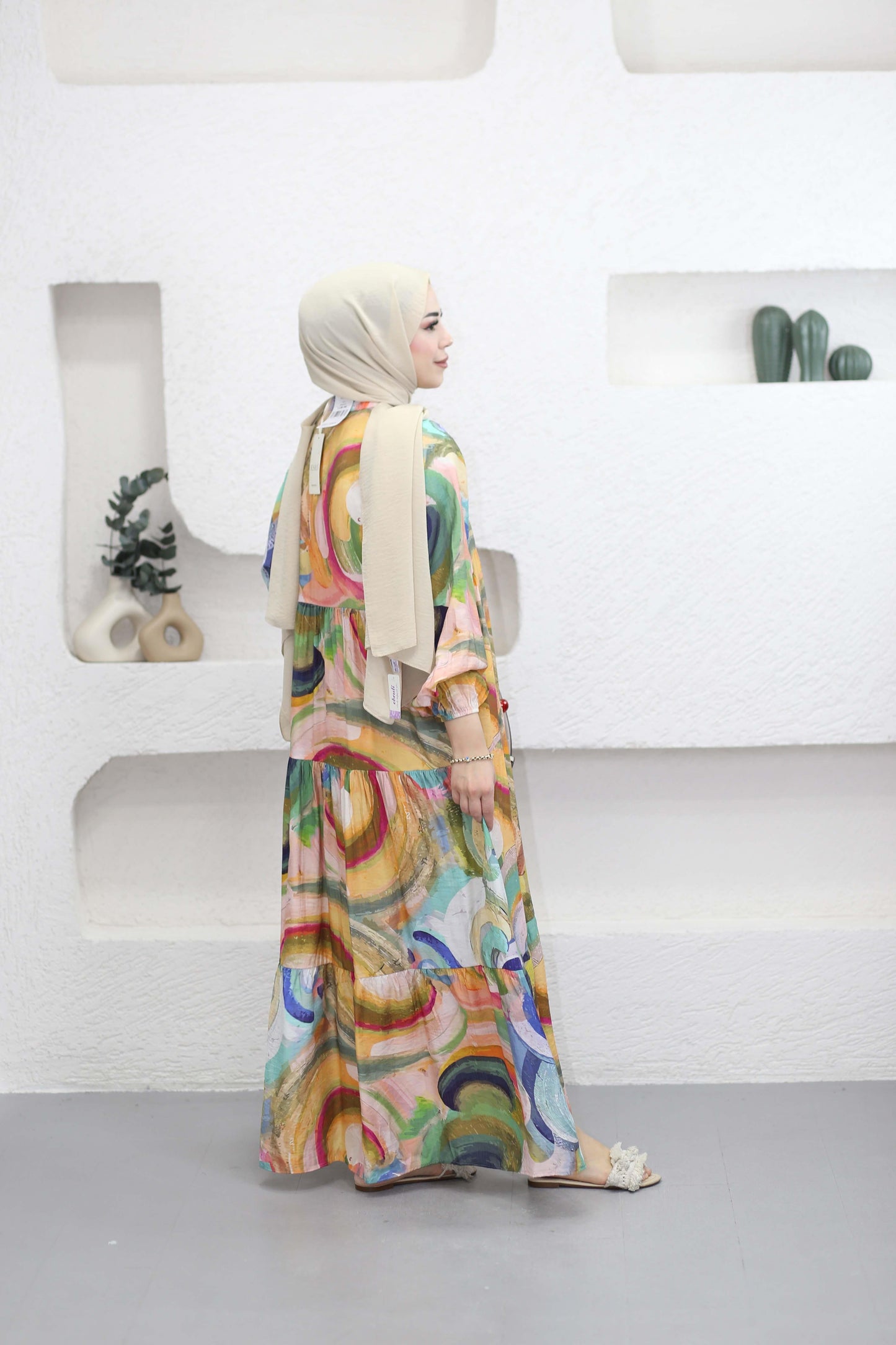 Lilium Dress - Abstract