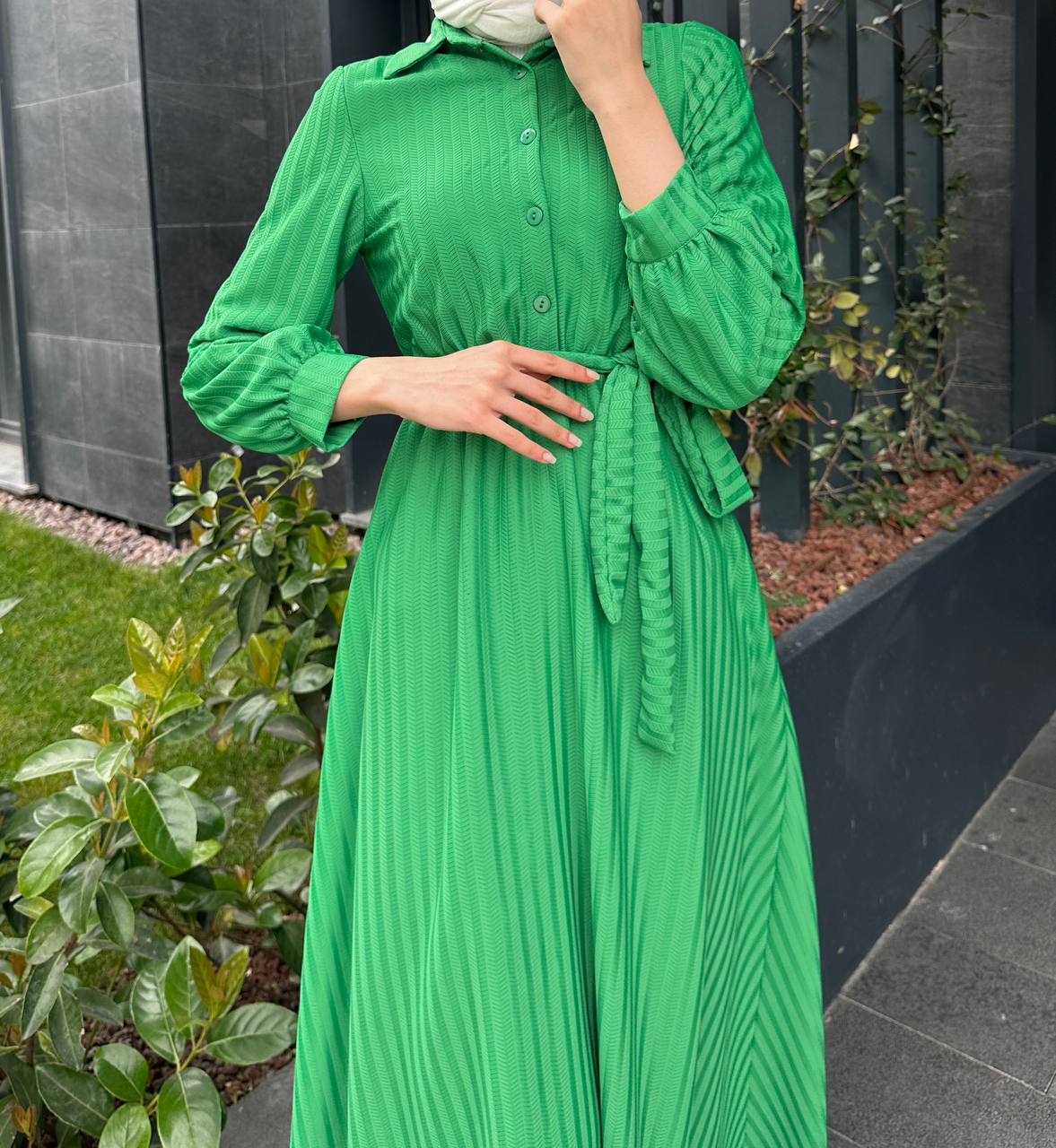 Lush Green Dress