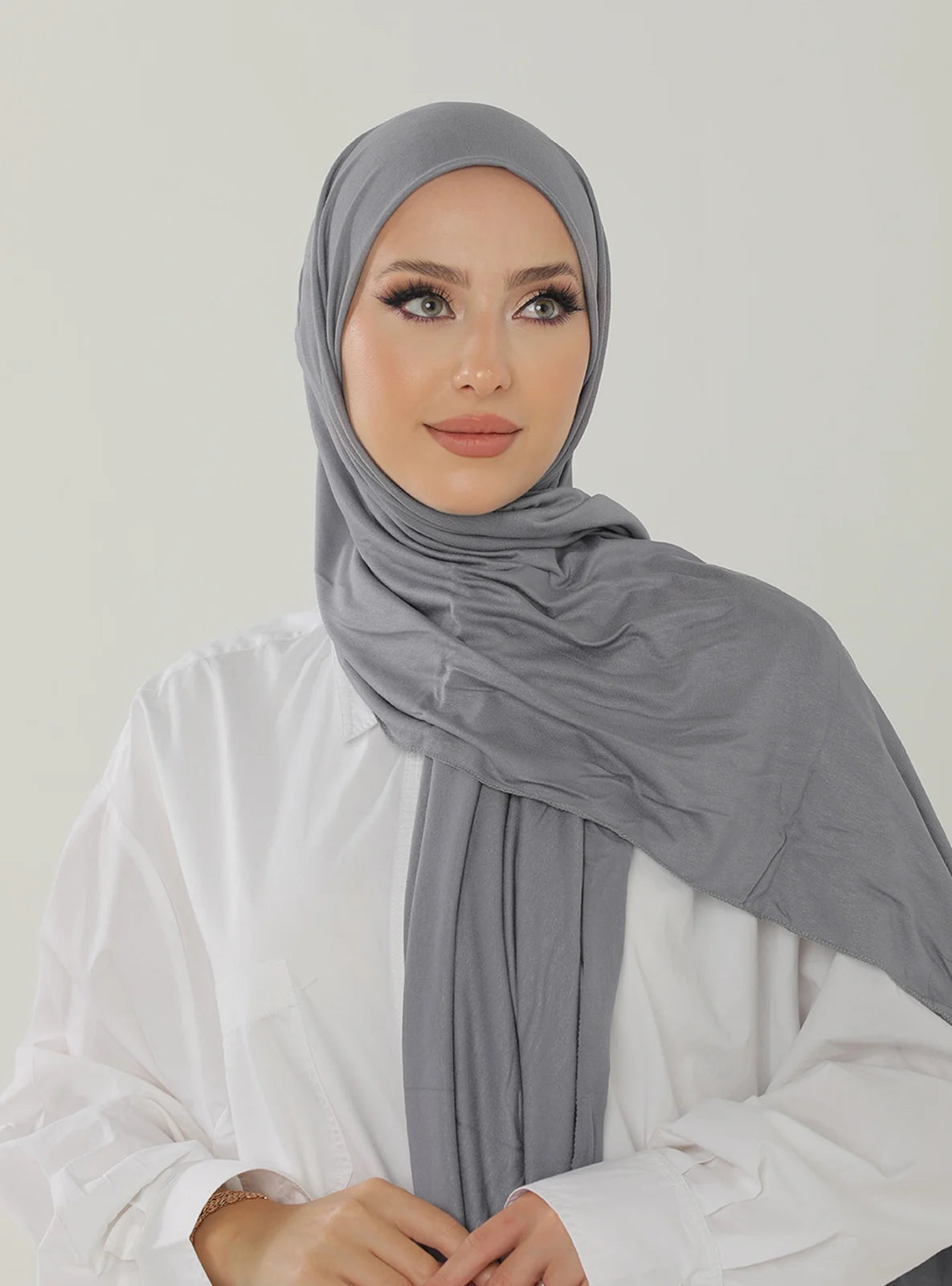 Jersey Hijab - Gray