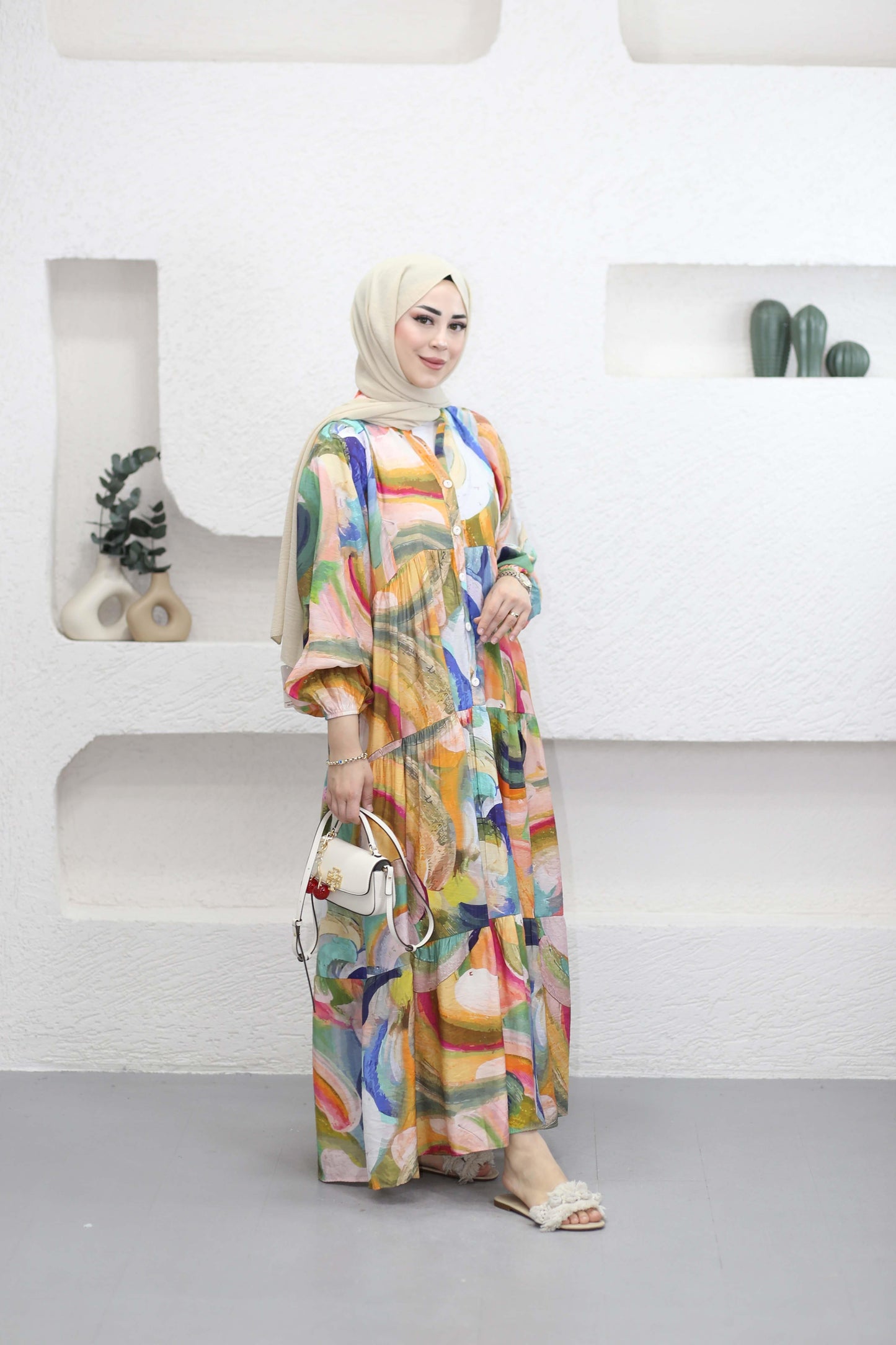 Lilium Dress - Abstract