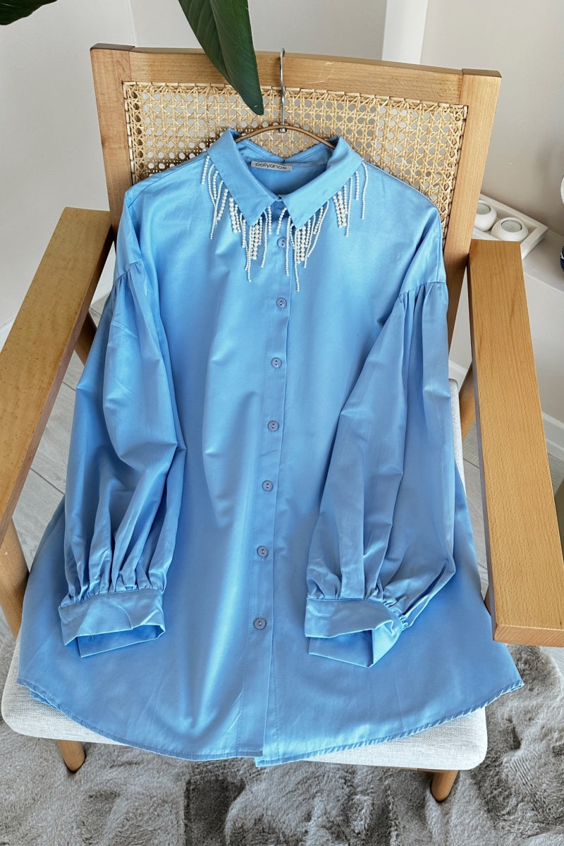 Pearl Collar Tunic