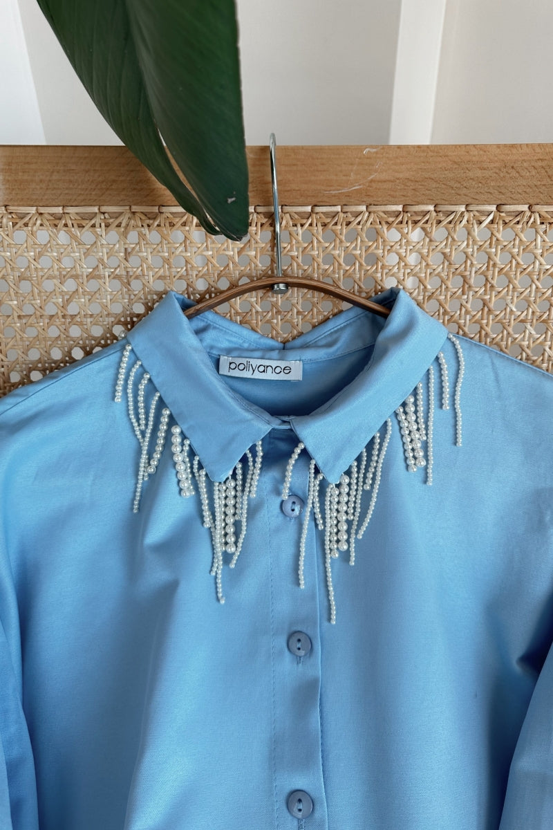 Pearl Collar Tunic