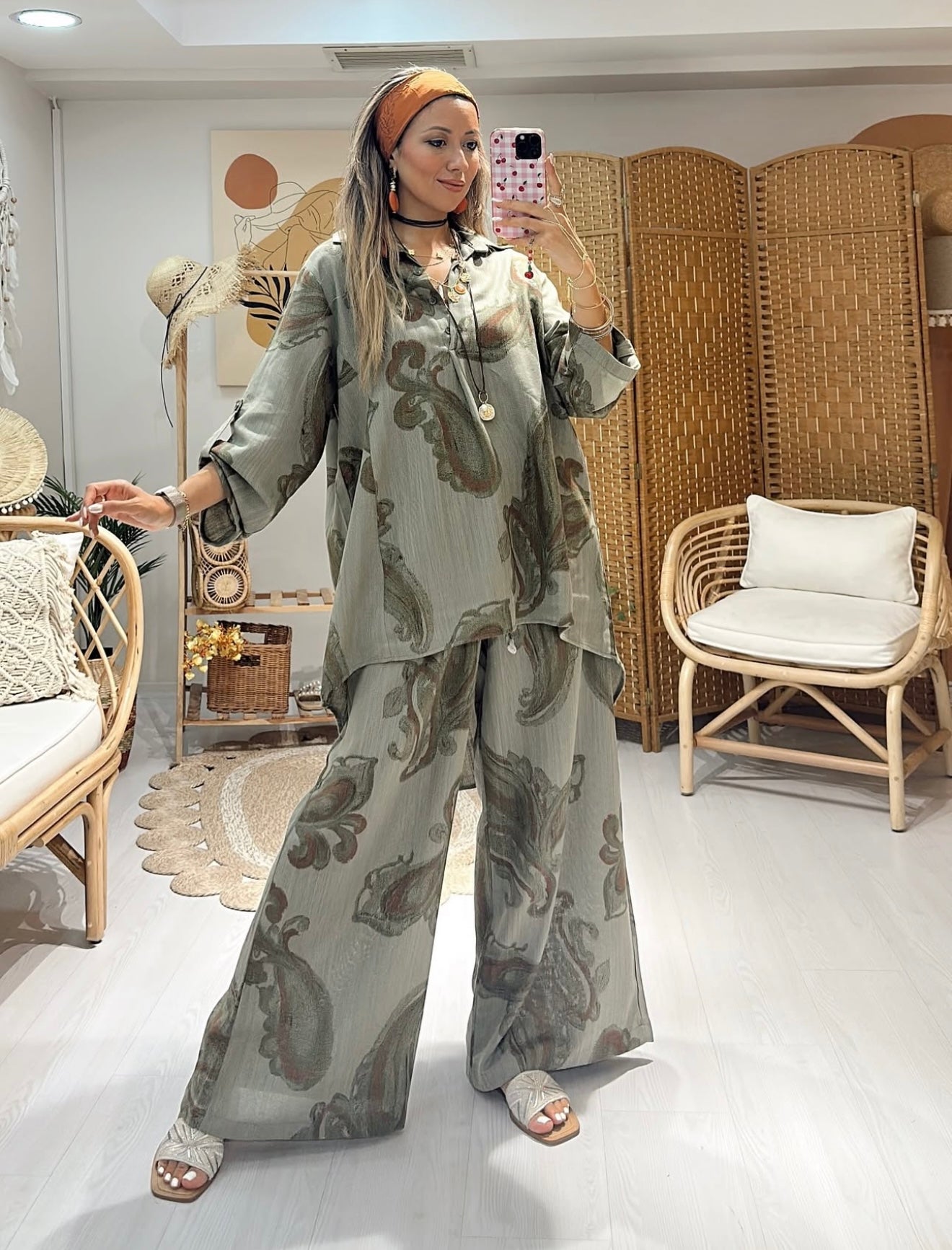 Bohemian Olive Set