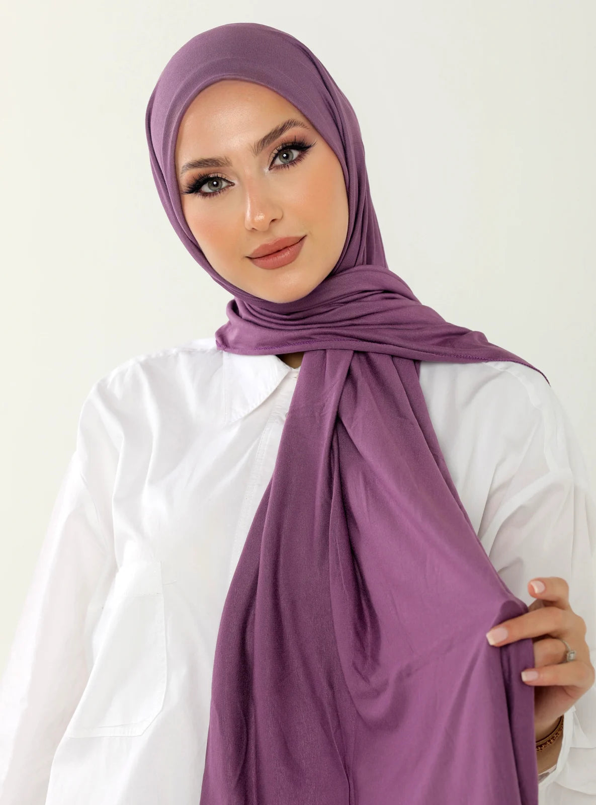Jersey Hijab - Purple
