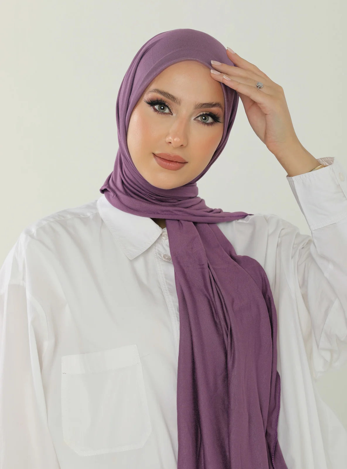 Jersey Hijab - Purple