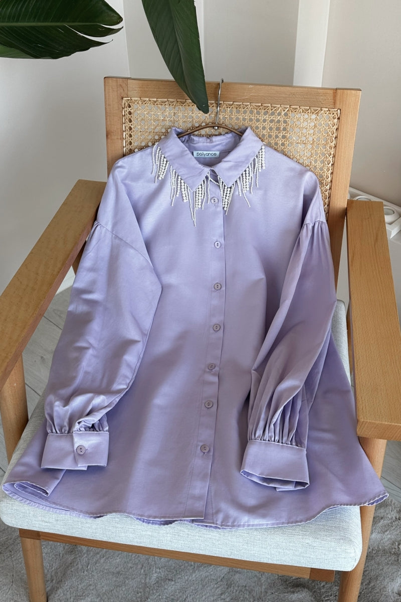 Pearl Collar Tunic