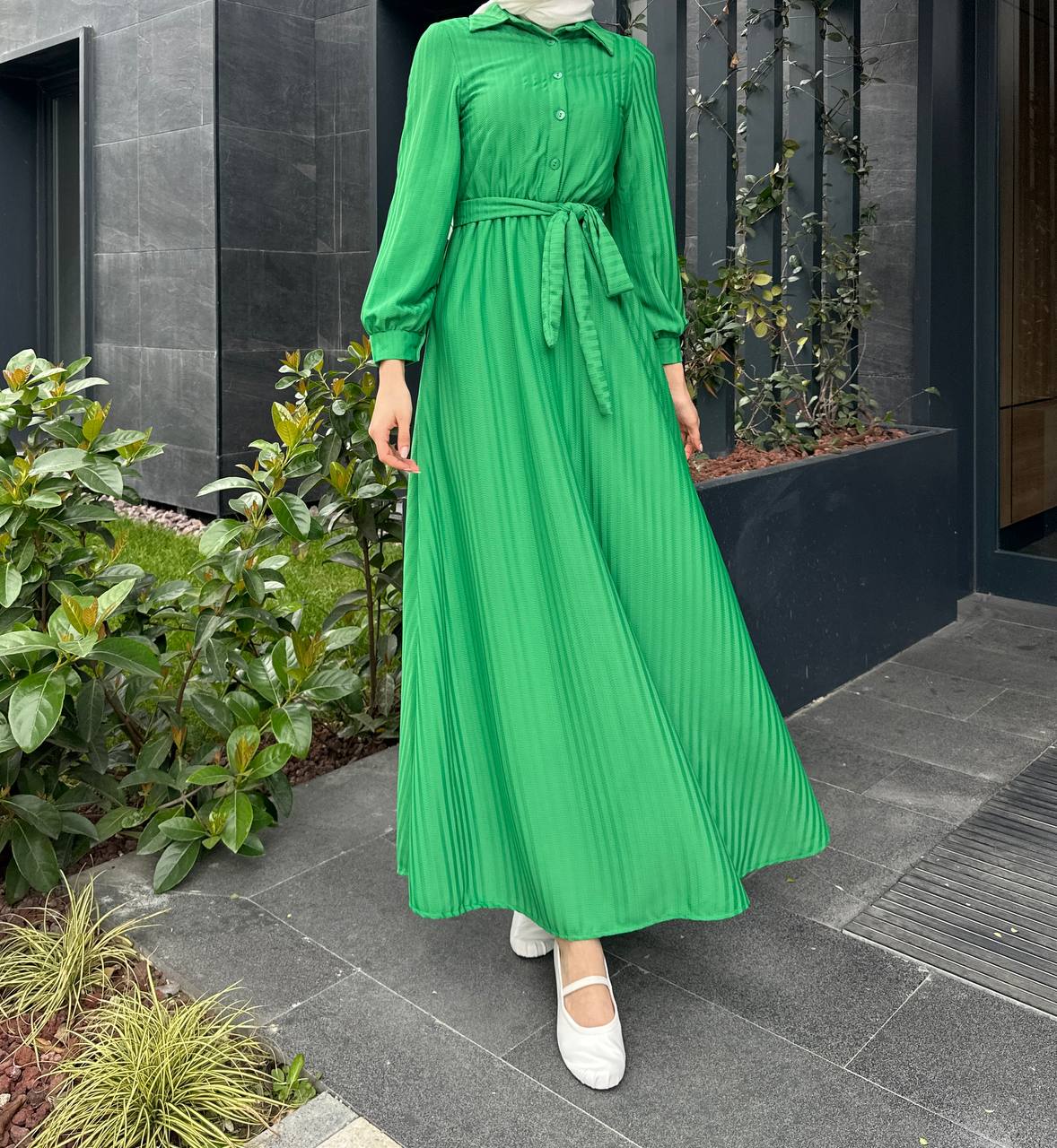 Lush Green Dress