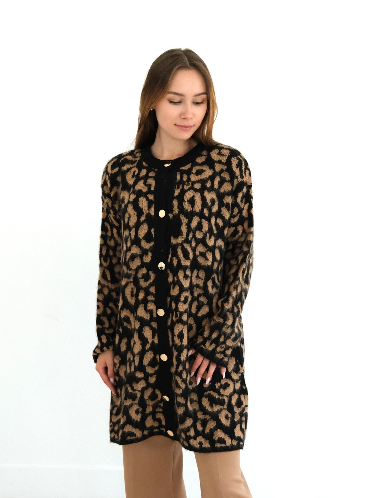 Leopard Print Cardigan