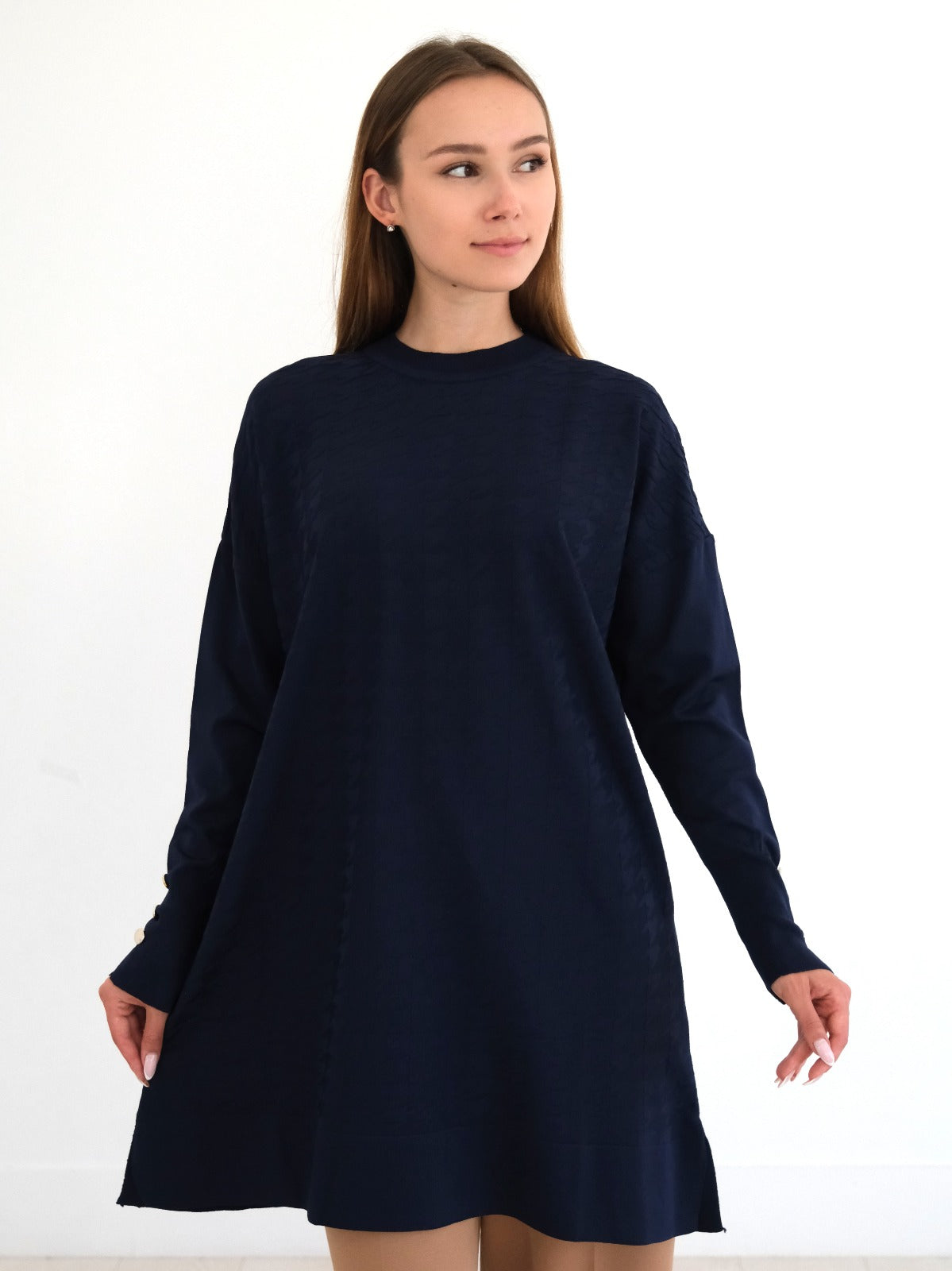 Cool-Touch Houndstooth Tunic