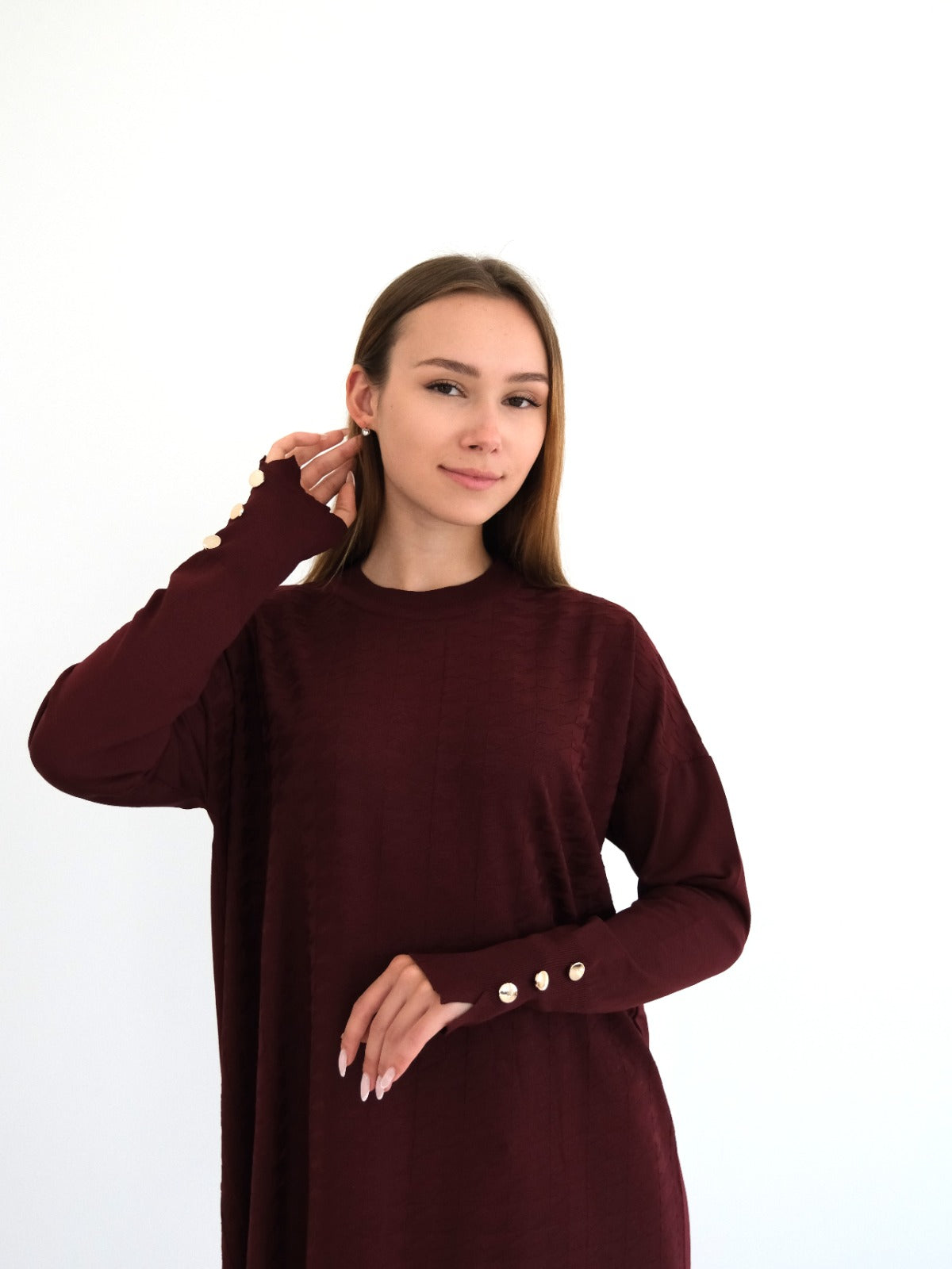 Cool-Touch Houndstooth Tunic