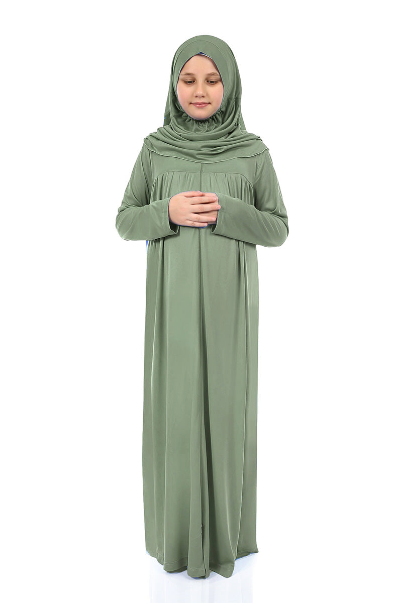 Kids Prayer Gown with Hijab