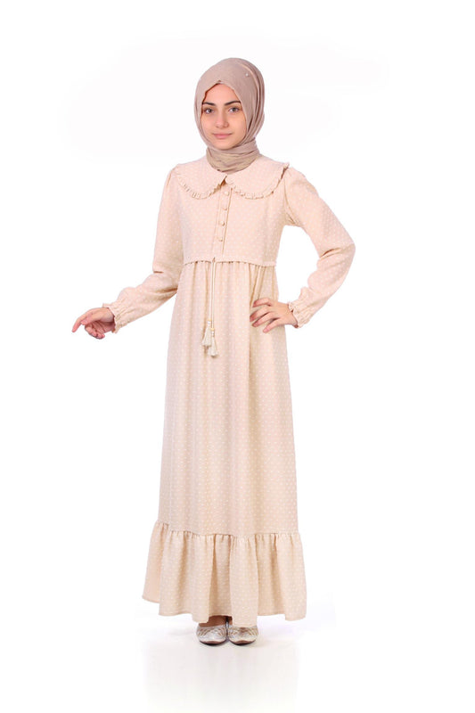 Sand Bloom Dress for Girls
