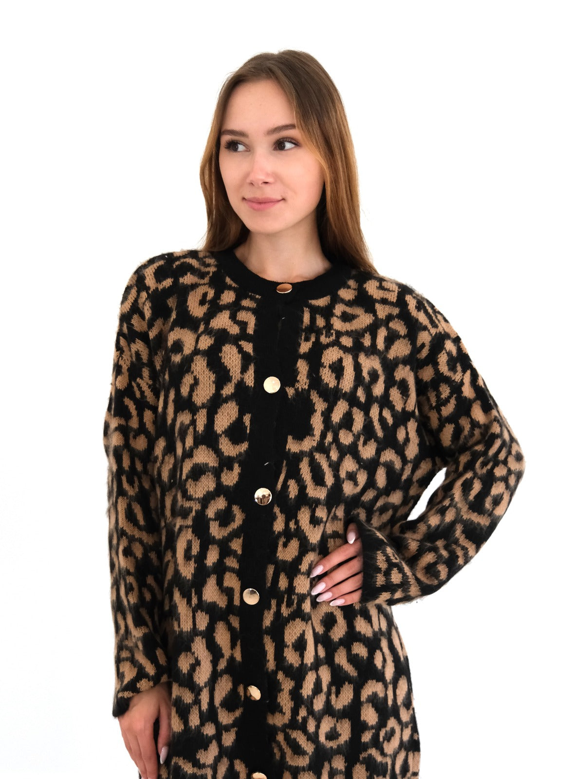 Leopard Print Cardigan