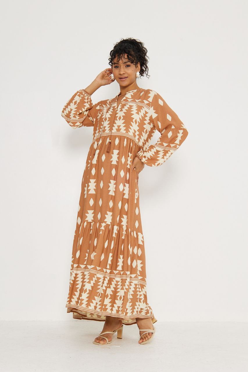 Anatolia Dress - Caramel