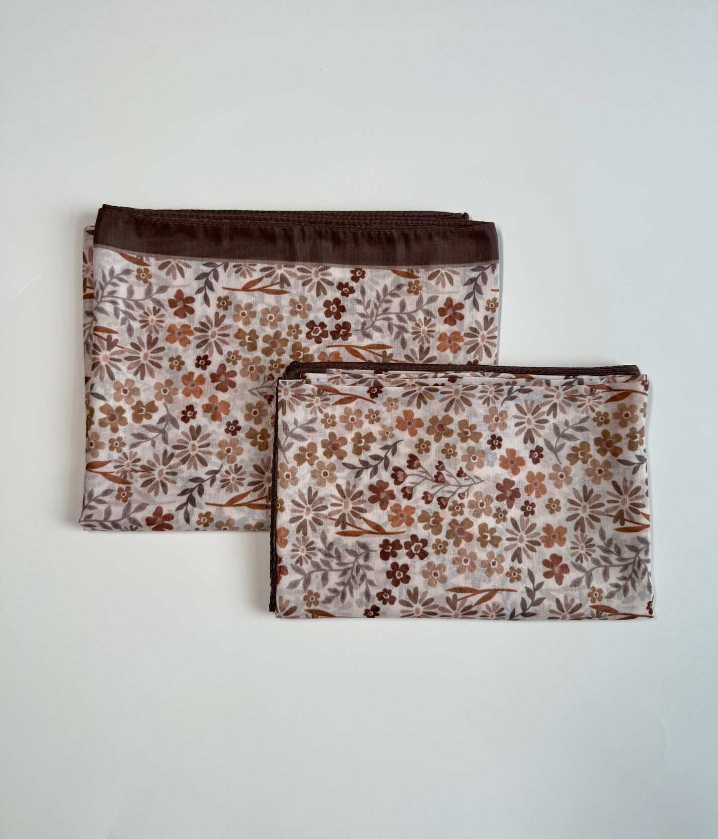 Mom & Me Print Hijab Set - Neutral Florals