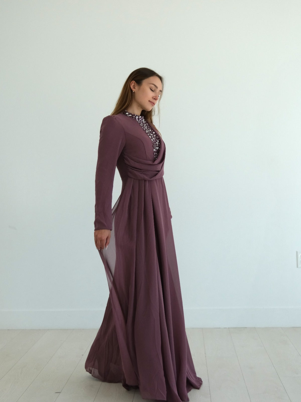 Nora Dress in Purple