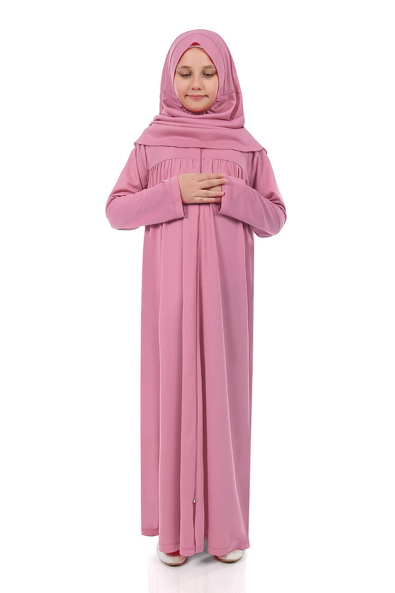 Kids Prayer Gown with Hijab