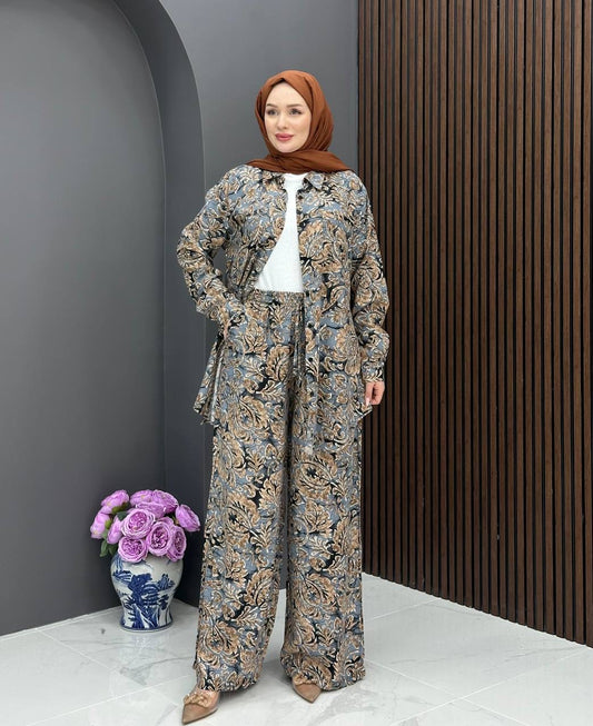 Leaves Pant Set