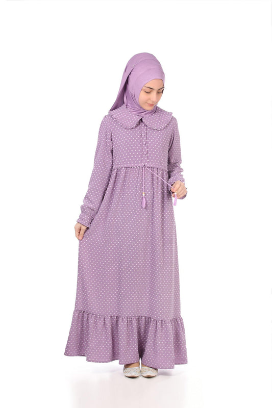 Purple Bloom Dress for Girls