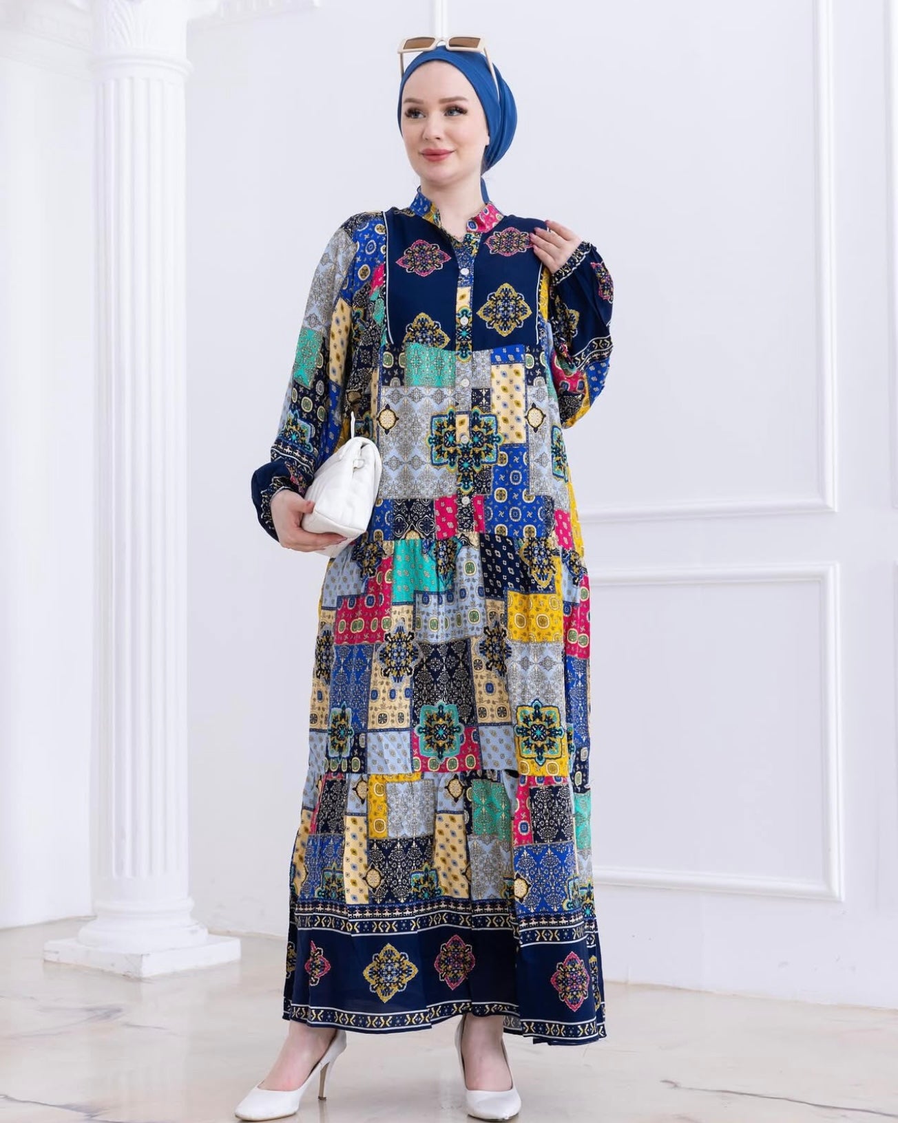 Kilim Patch Dress
