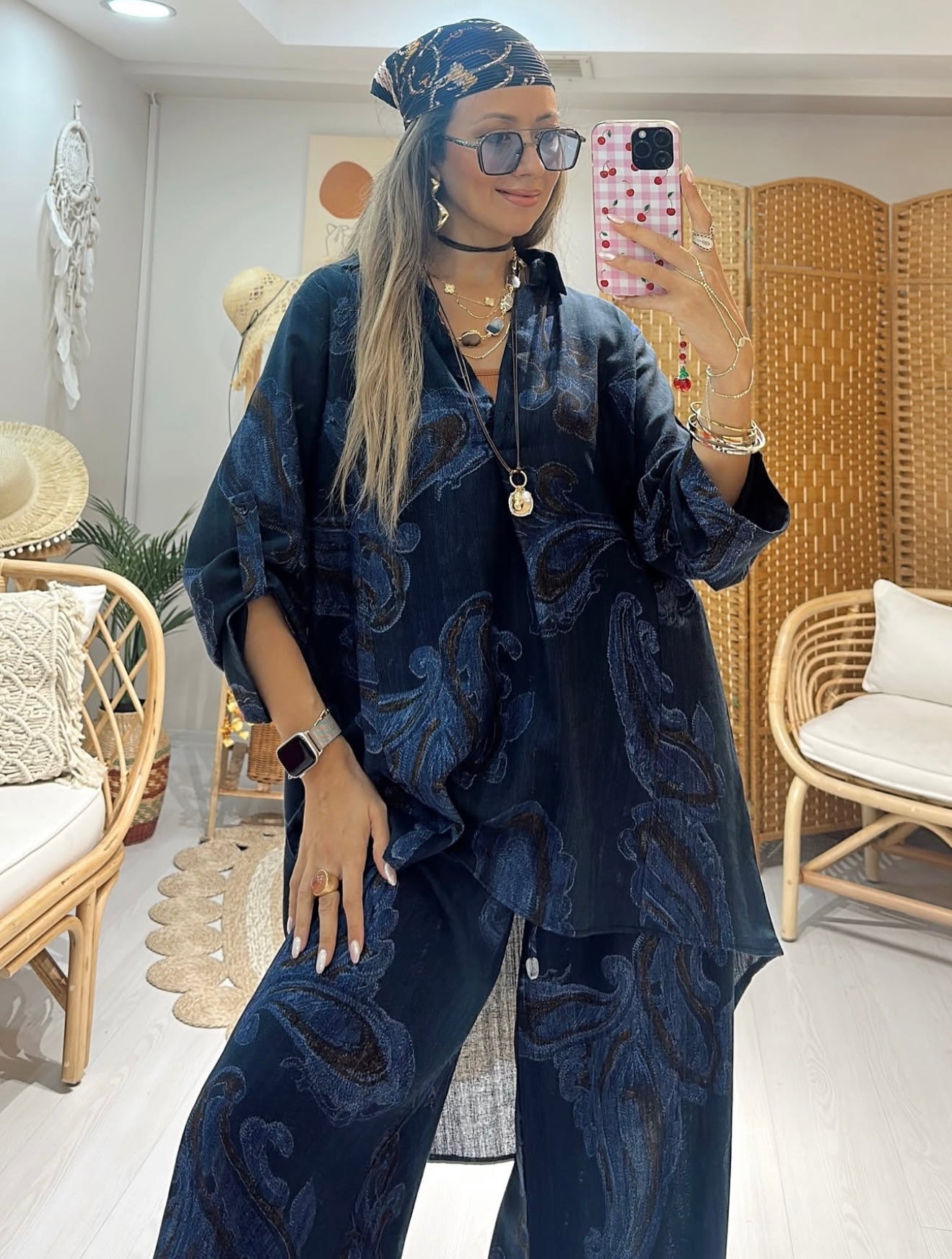 Bohemian Navy Set