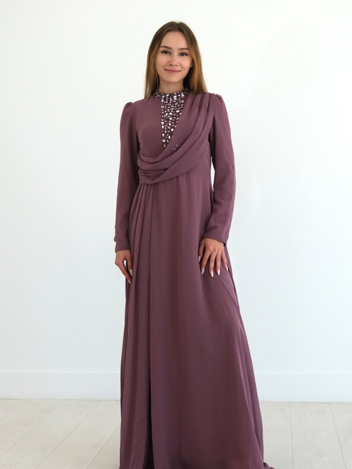 Nora Dress in Purple