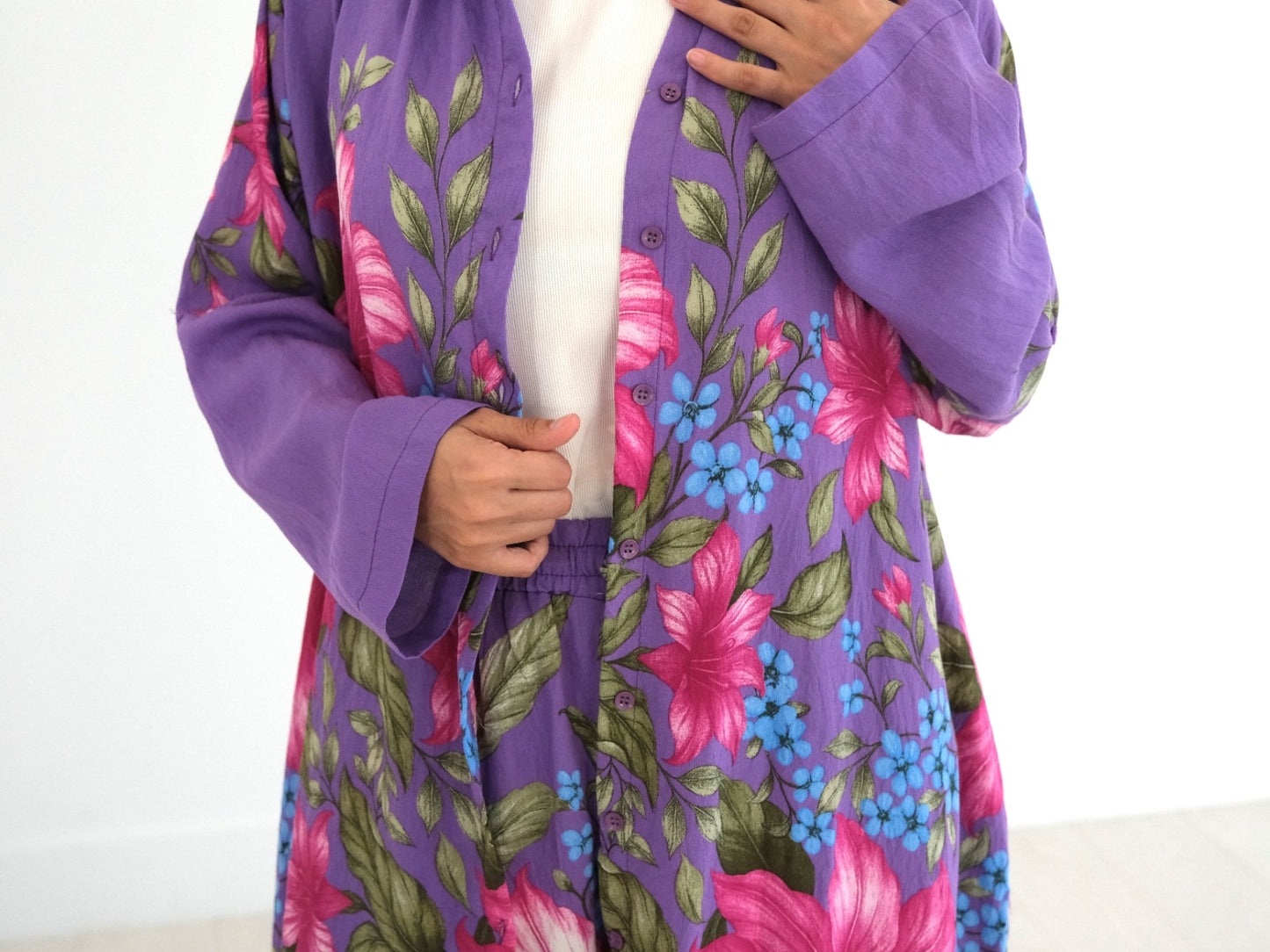 Petals & Purple Pant Set