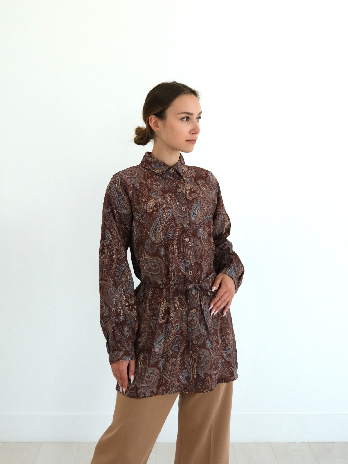 Paisley Tunic Shirt
